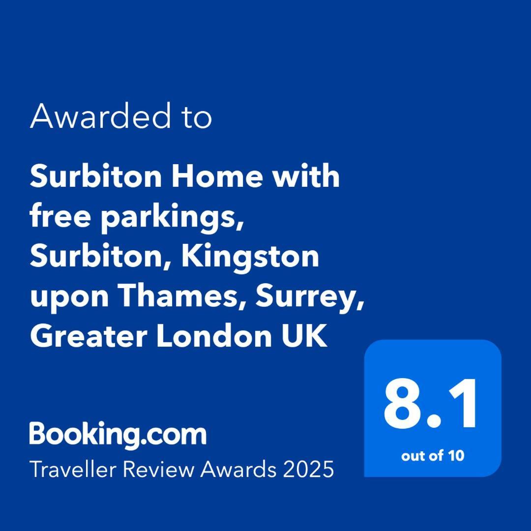 Surbiton Home With Free Parkings, Surbiton, Kingston Upon Thames, Surrey, Greater London Uk Esterno foto
